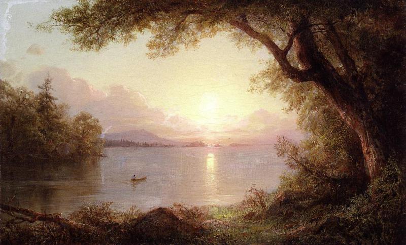 Frederic Edwin Church Landscape in the Adirondacks Norge oil painting art